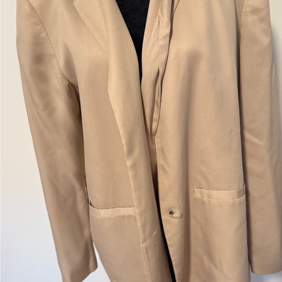 Something Navy Beige Women's Blazer - Picture 1 of 2